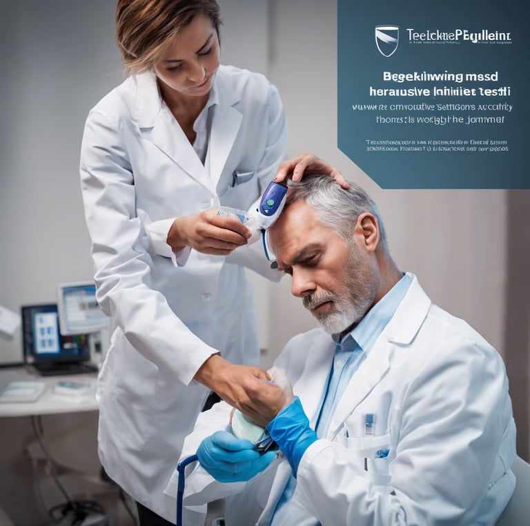 testing a patient
