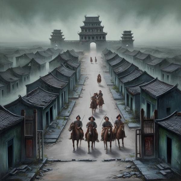 Đội quân Mông Cổ vào tòa thành trống Thăng Long