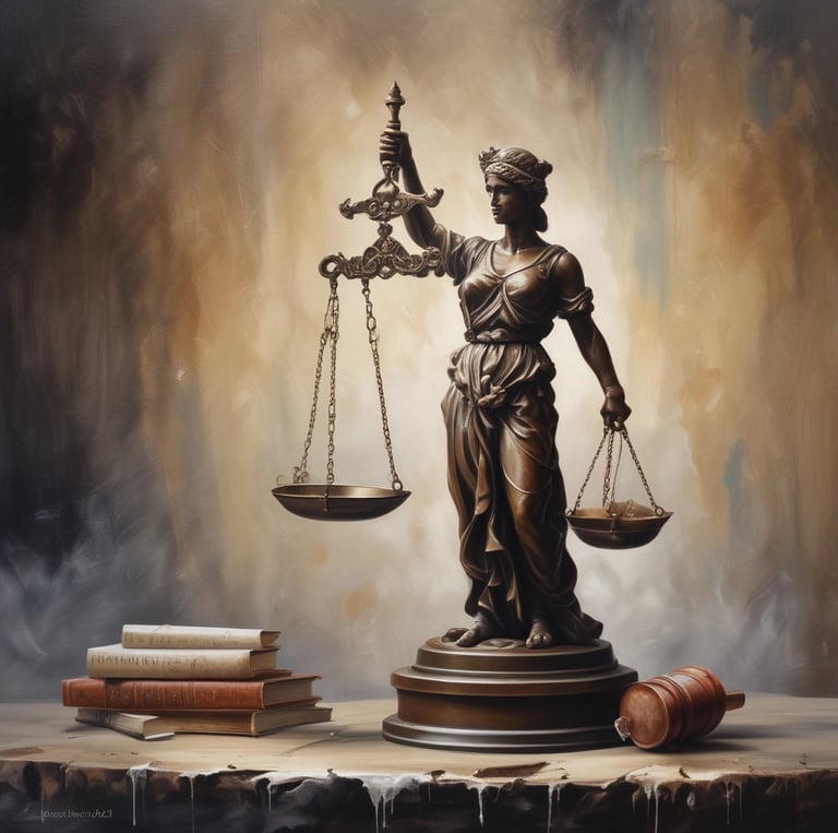 a statue of a lady justice justice and justice