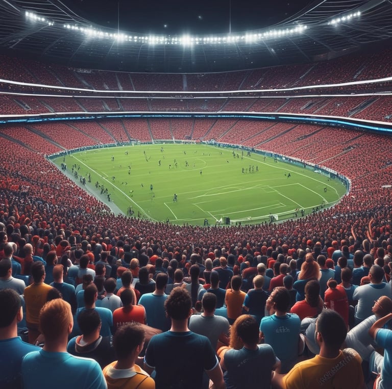 A warm group photo of the club team and their sponsors smiling together outdoors.