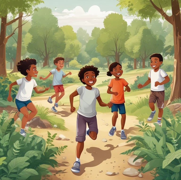 A vibrant community event showcasing arts and crafts for youth.