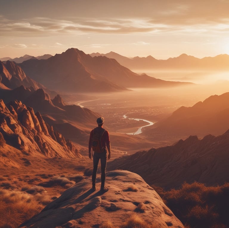 A vibrant street market scene in Southeast Asia bustling with colorful stalls and local shoppers.