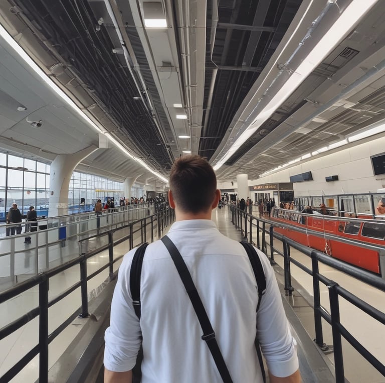 A vibrant scene of a travel influencer capturing a stunning sunset over a mountain range, embodying adventure and connection.
