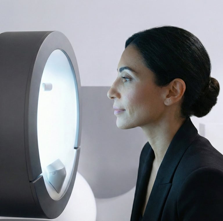 Analisi scientifica della pelle con tecnologia Skin Test presso il centro estetico Tratto Perfetto