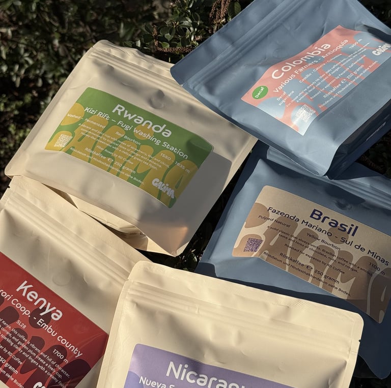 fresh specialty coffee beans at Calima Specialty Coffee Munich