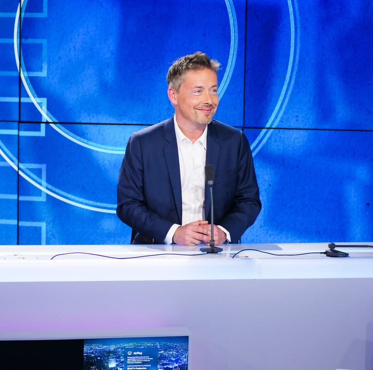 Philippe Duvignac sur le plateau de BFM Business