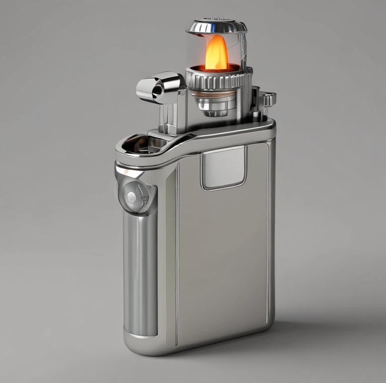 Colorful decorative souvenirs displayed on a wooden shelf.