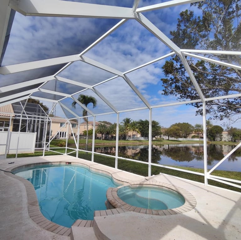 pool screen repair