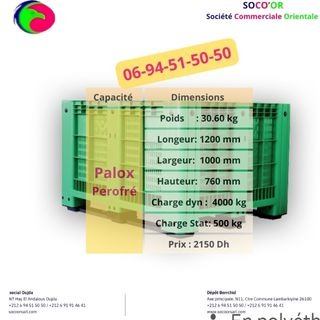 caisse palette plastique maroc