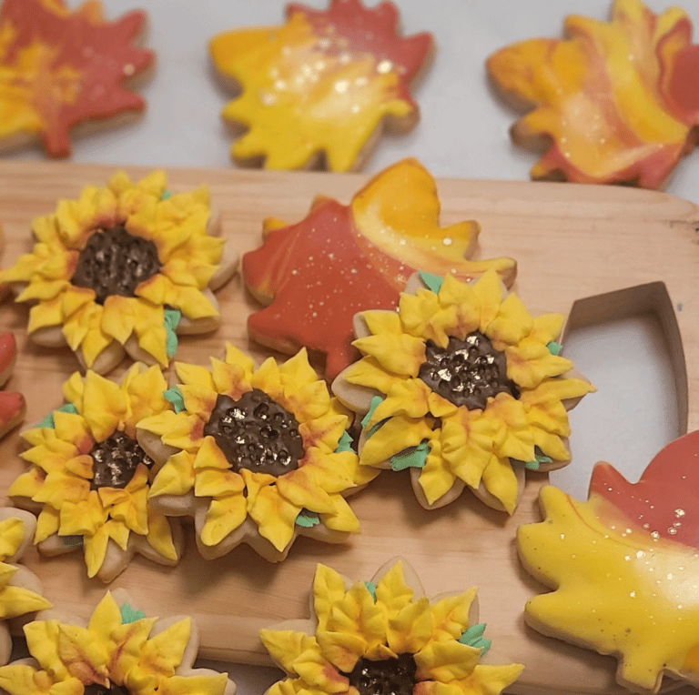 sunflower cookies