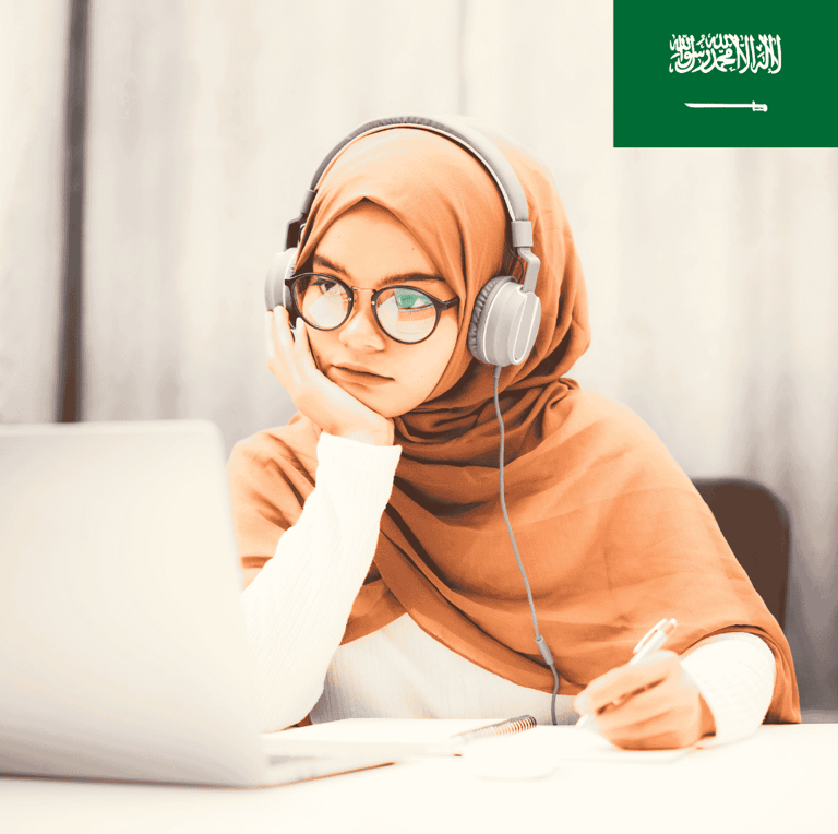 A student from Saudi Arabia is learning by an Affordable Expert online tutor in Saudi Arabia 