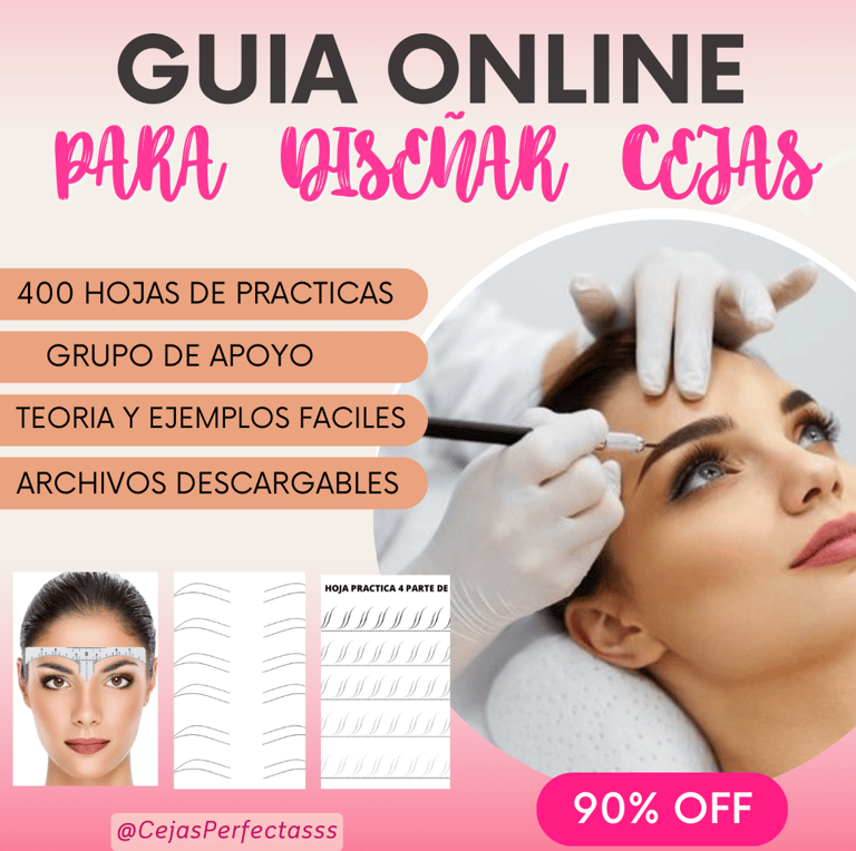 Manual para diseño de Cejas Aprendelbog