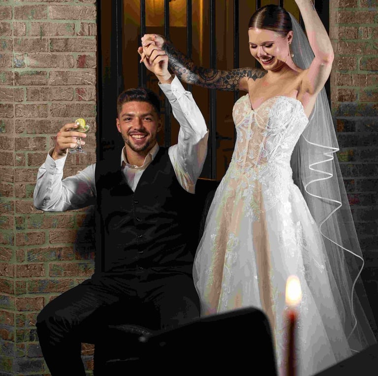 chapel and cellar tweeds custom suits theory bridal