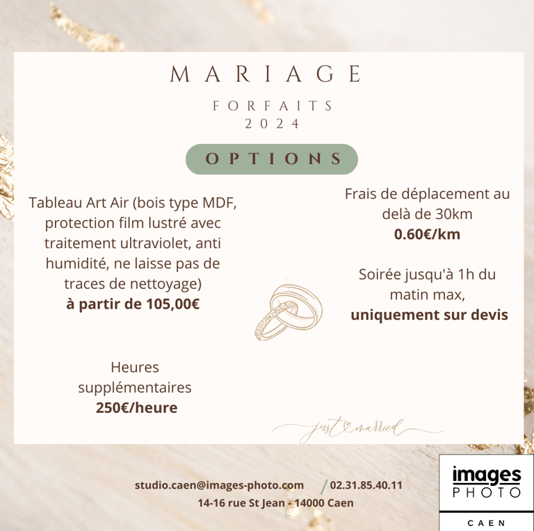 Les différentes options