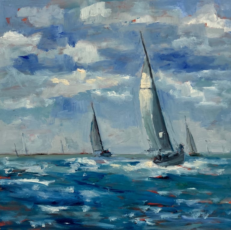 Wind in my Sails - Painting by Catherine Bagnell-Styles
