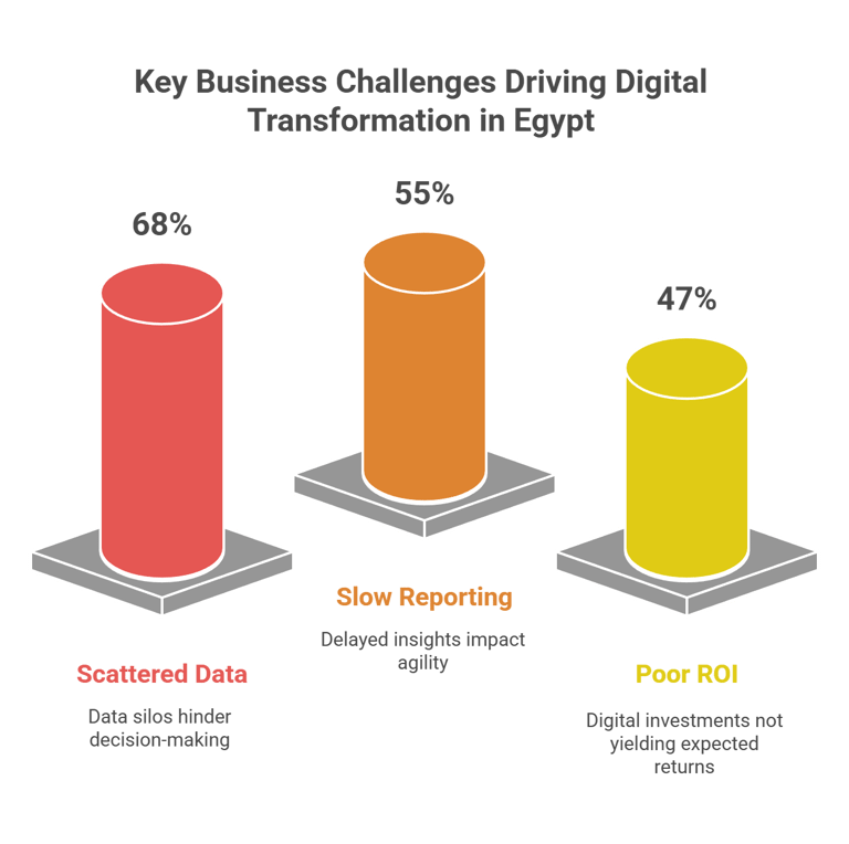 Key Business Challenges Driving Digital Transformation in Egypt