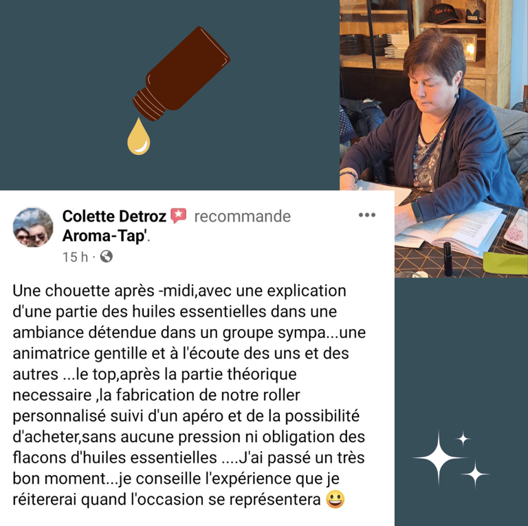 avis atelier huiles essentielles cosmétiques naturels