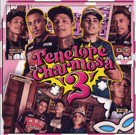 Boladin 211, MC Poze do Rodo e MC Rick no videoclipe de Penélope Charmosa 3.
