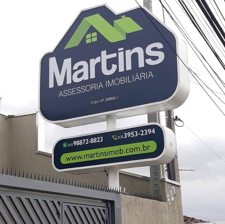 Comunicação visual com letreiro moderno em Jacareí