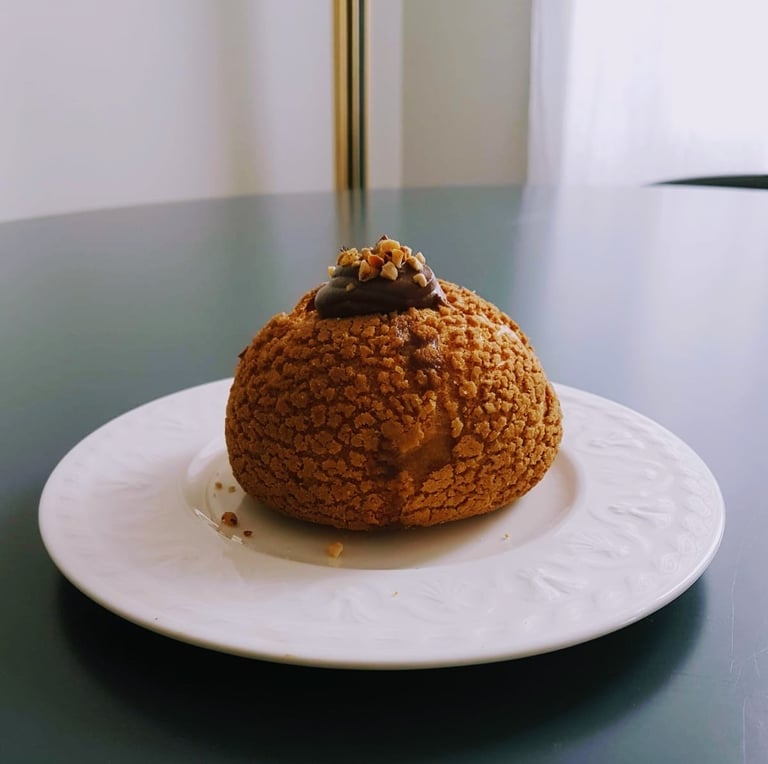 Chou craquelin chocolat