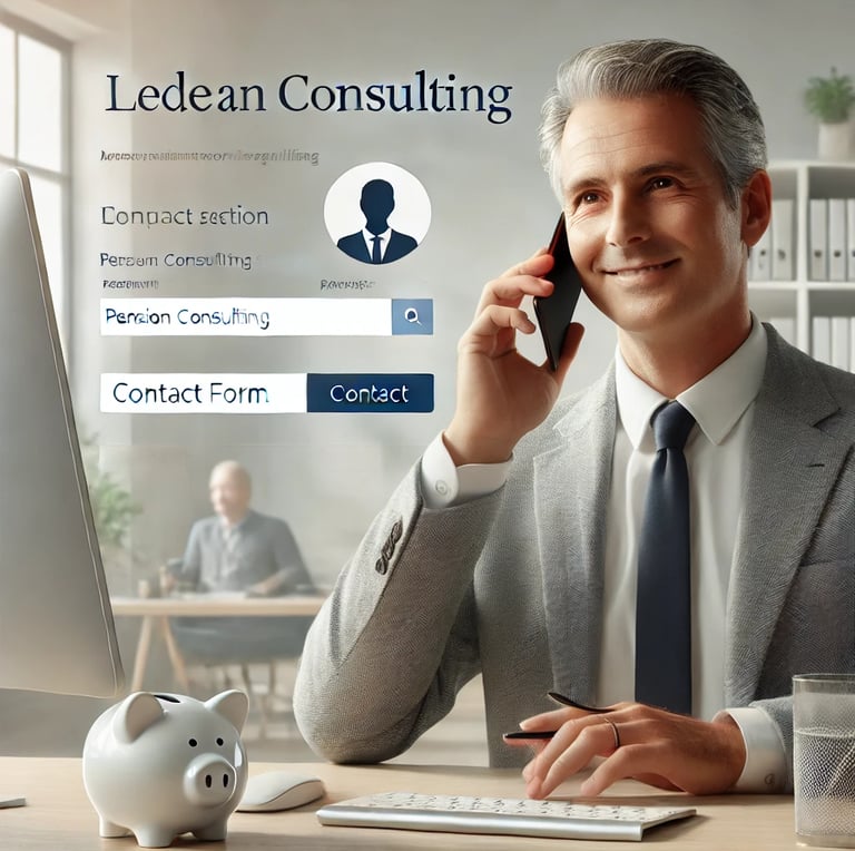 Σύμβουλος του esintaxi.gr σε επικοινωνία με πελάτη για συνταξιοδοτικά θέματα