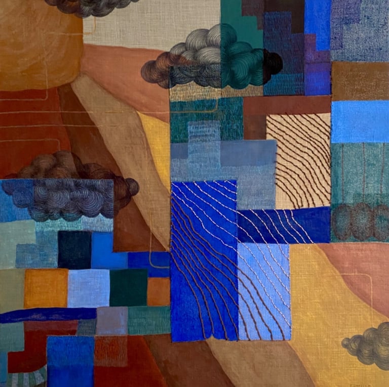 peinture abstraite grand format