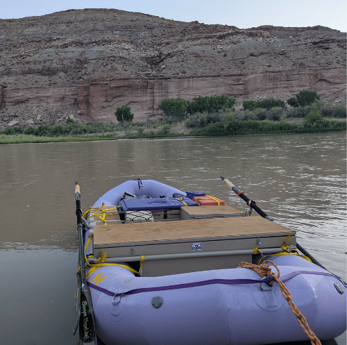 Moki Canyon How It Works - Raft on the River Ready to Go