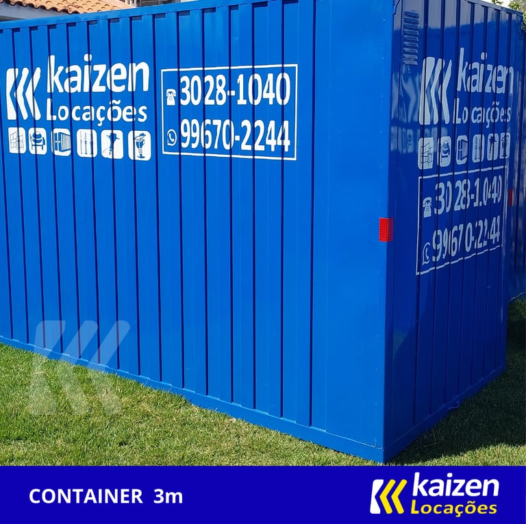 Container 3m | Kaizen Locações