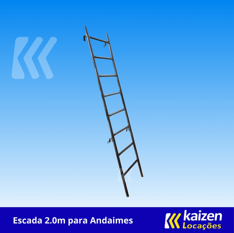 Escada 2m para Andaimes | Kaizen Locações