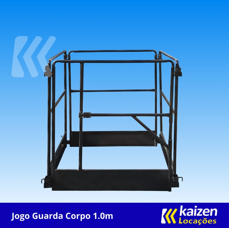 Jogo Guarda Corpo 1m | Kaizen Locações