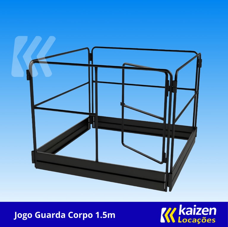 Jogo Guarda Corpo 1.5m | Kaizen Locações