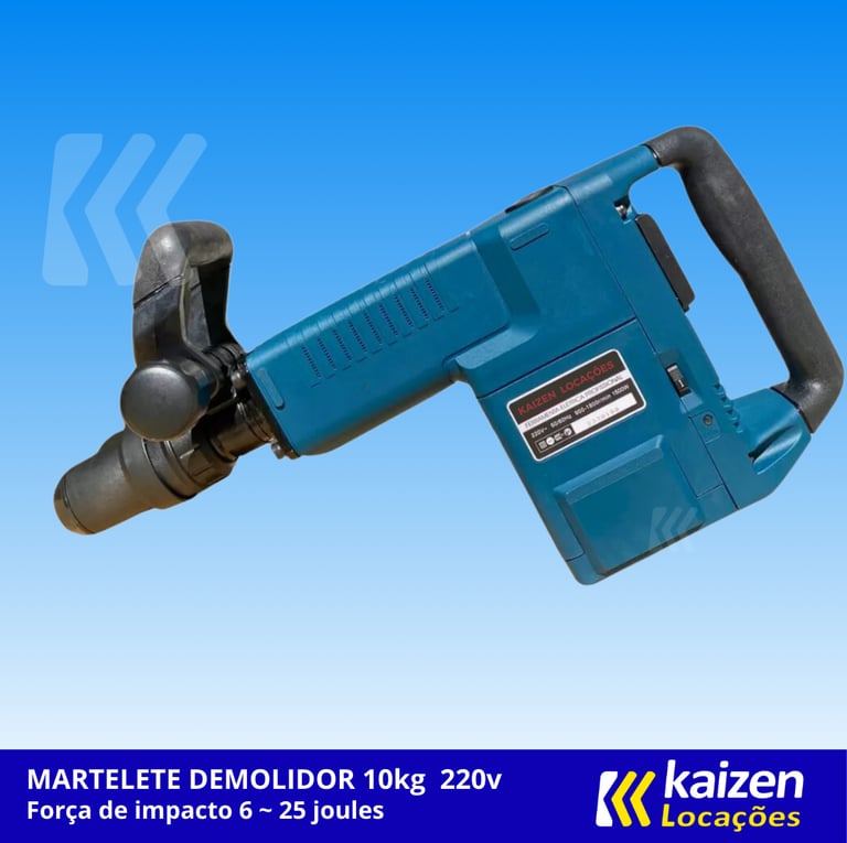 Martelete Demolidor 10kg | Kaizen Locações