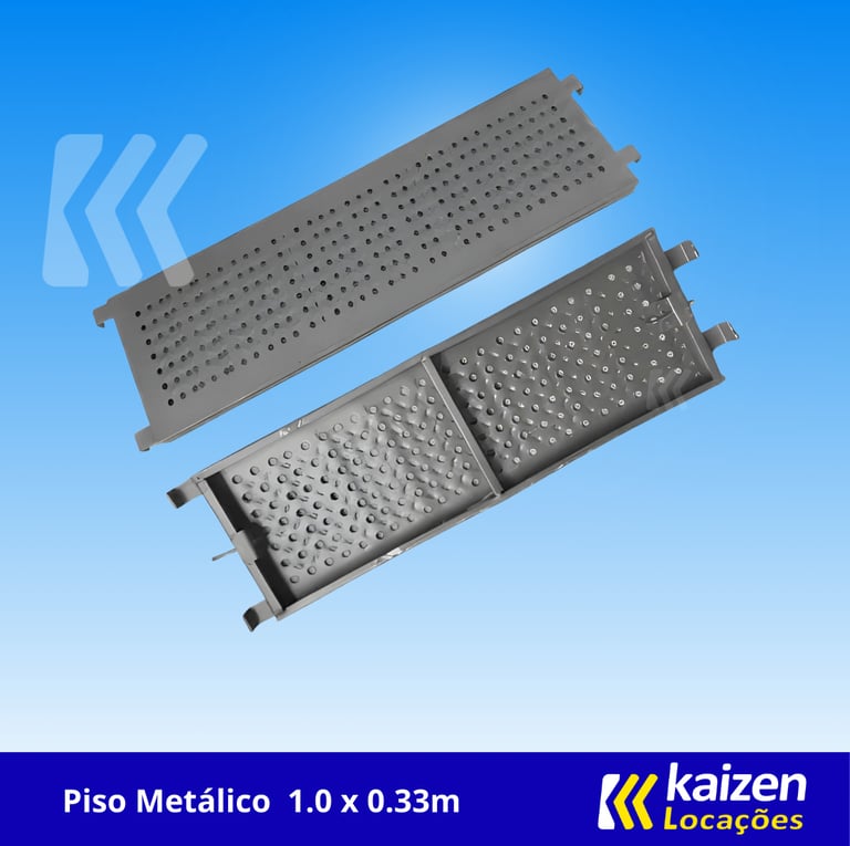 Piso Metálico 1m | Kaizen Locações