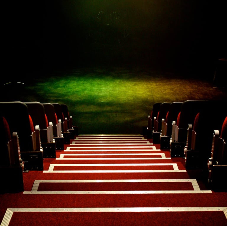 a red carpeted staircase casement with a red carpet