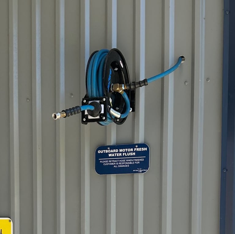 Boat Outboard Motor Flush