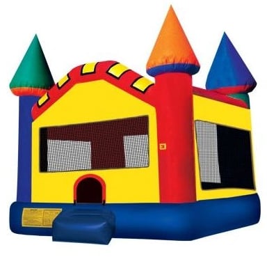 LARGE CASTLE MOONWALK WITH FREE BUBBLE MACHINE! 18Wx18Lx18H. All Ages. $135.00 Bookings 832-216-8423