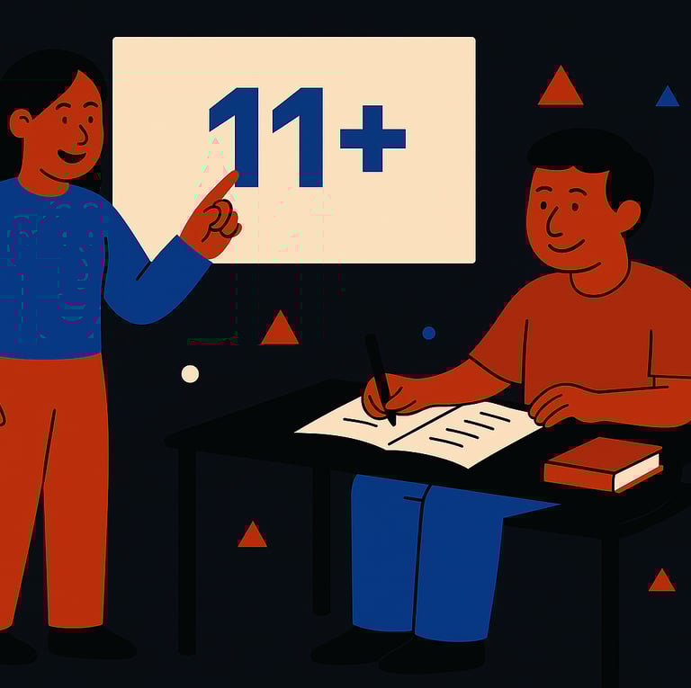 Students receiving expert 11+ exam tuition at Ubaid Academy in Slough