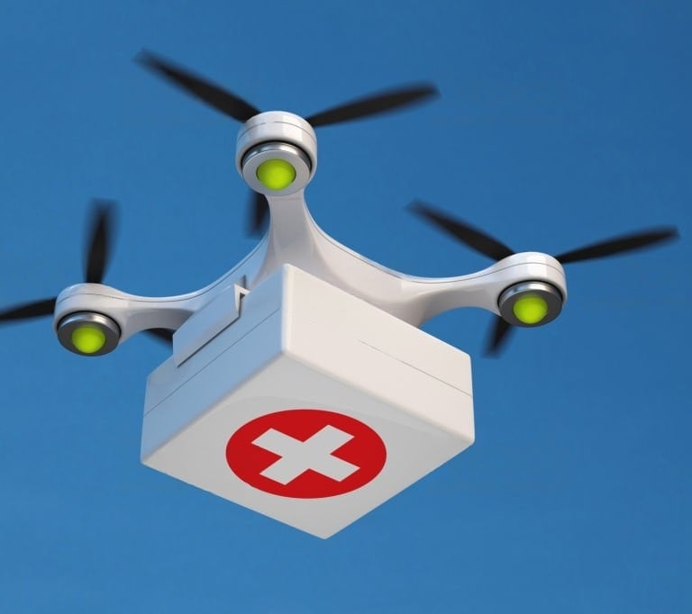 Medical service drone