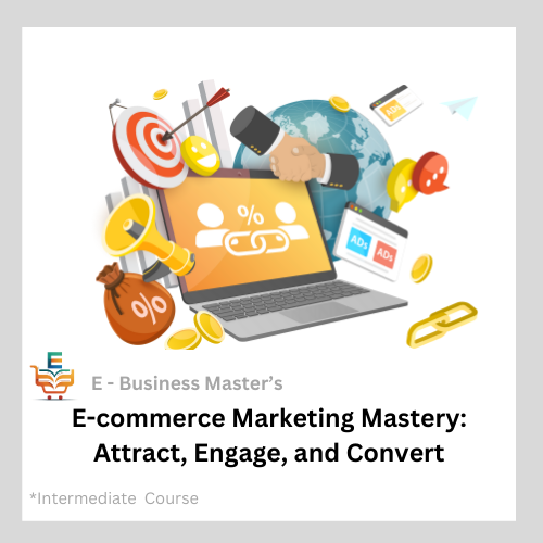 e business masters e commerce marketing mastery course logo by gigesh the e business master