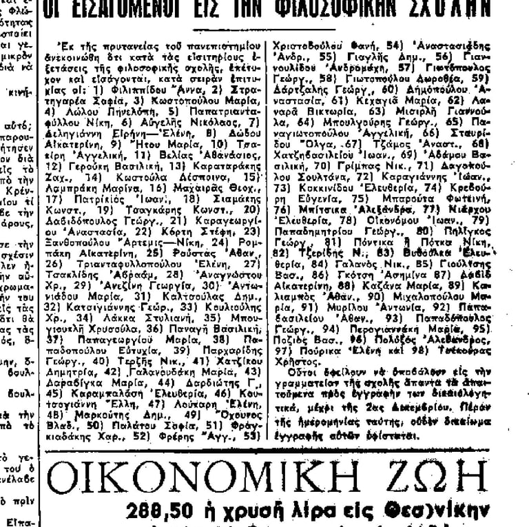 ΕΦΗΜΕΡΙΔΑ ΜΑΚΕΔΟΝΙΑ, ΕΙΣΑΓΟΜΕΝΟΙ ΣΤΗ ΦΙΛΟΣΟΦΙΚΗ θΕΣ/ΝΙΚΗΣ (1959)