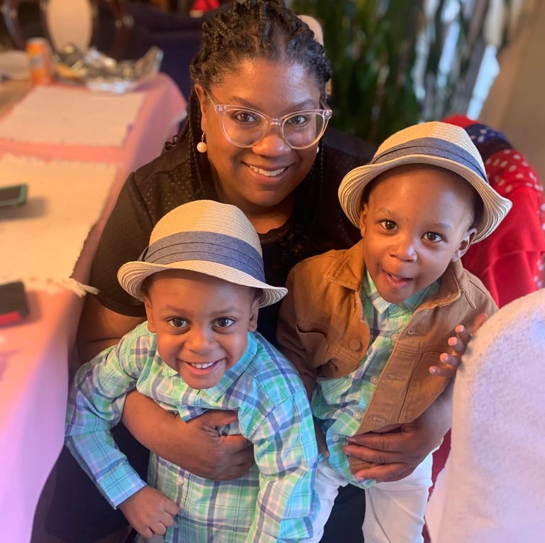 Ch'lana and her grandkids