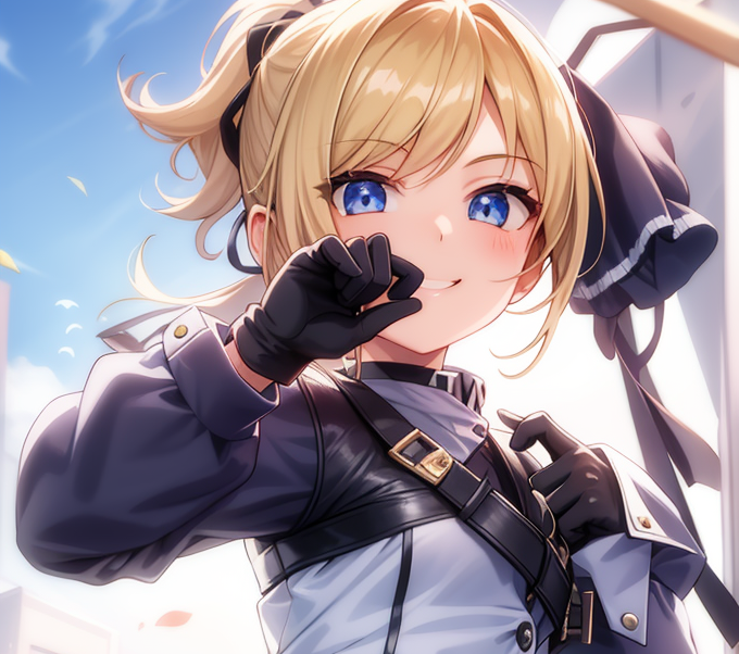 a woman in a uniform