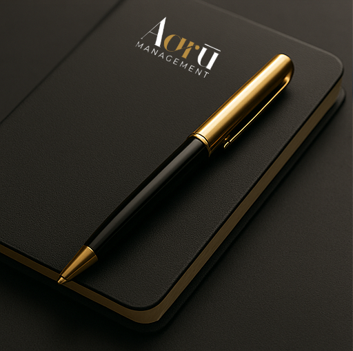 Aaru notebook with pen