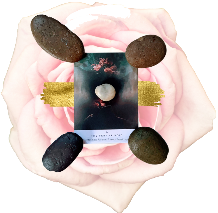 an offering to the fertile void, a womb space constellation