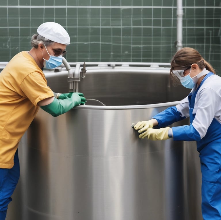 A mechanical laboratory setup featuring a robotic arm and several mechanical components, including precision instruments and metallic structures. The setup appears to be for industrial automation or testing purposes, with a clean and organized environment.