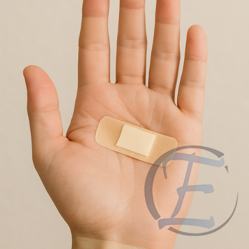 Paciente em retorno após remoção de corpo estranho com instruções de cuidados.