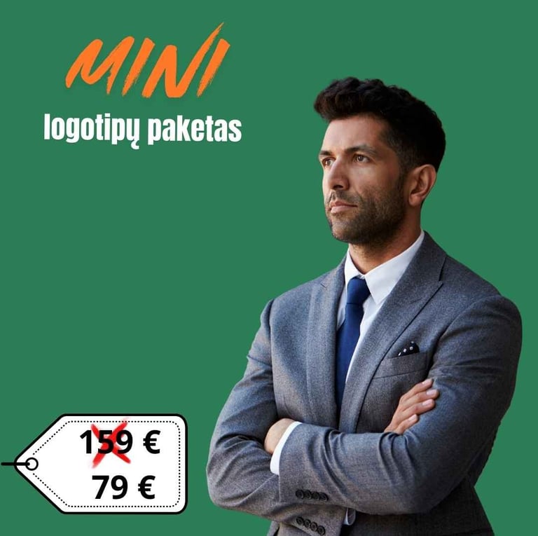 Logotipų kūrimas - Paketas MINI