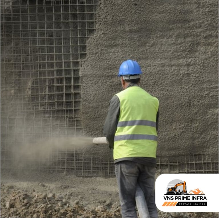 Enhancing Construction with VNS Prime Infra Pvt Ltd: Top Guniting Contractors in Bangalore
