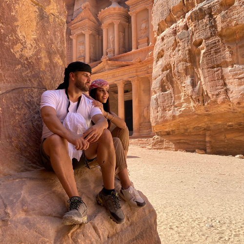 Pareja hispano jordana, fundadores de Exclusive Jordan