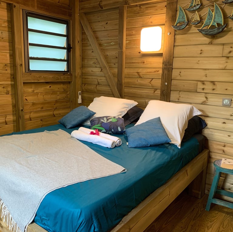Une chambre avec lit Queen size